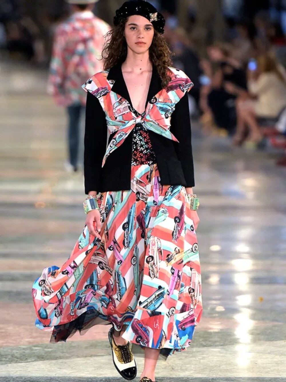 CHANEL 2017 17C Cruise Cuba Silk Dress, FR 36, US 4, NWT